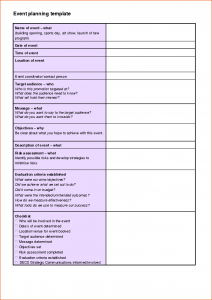 example budget sheet event planning templates