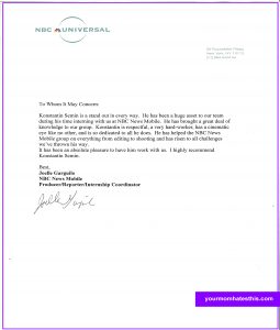 example letters of recommendation letter of recommendation template