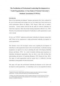 example of a literature review literature review on youth leadership sample