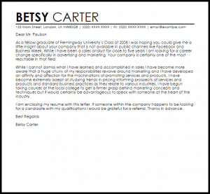 example of a reference letter for a career change