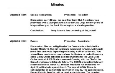 example of meeting minutes meeting minutes example template