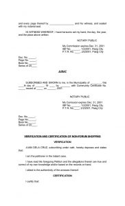 example of notarized document legal forms of philippines
