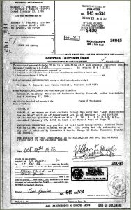 example of notarized document quitclaim deed framed