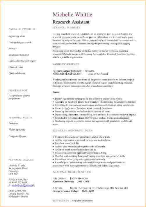 example of simple resume