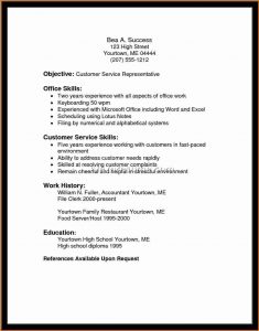example of simple resume functional resume customer service example of functional resume for customer service