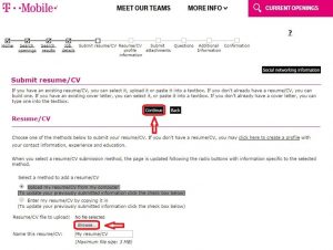 examples of high school resumes how to apply t mobile online step