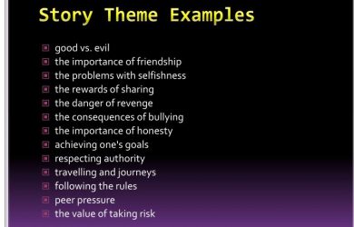 examples of life goals story theme examples n