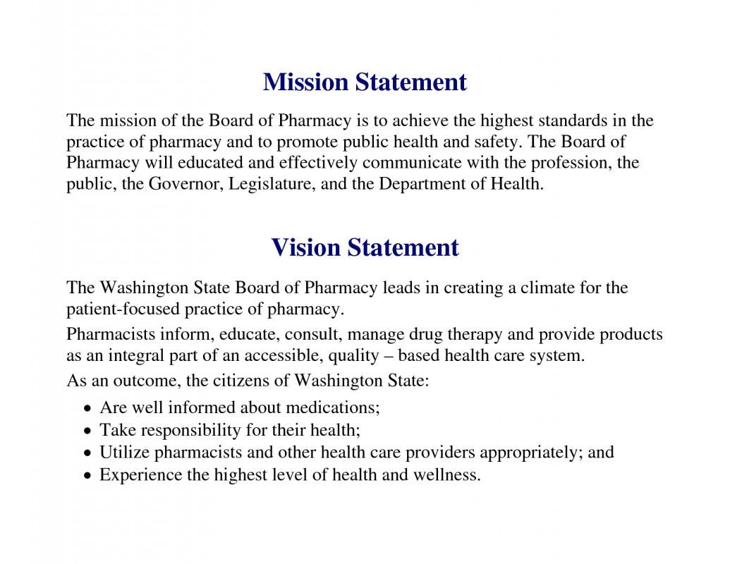 examples of mission statements