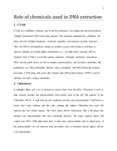 examples of personal statements for graduate school role of chemicals used in dna extraction recombinant dna technology lab