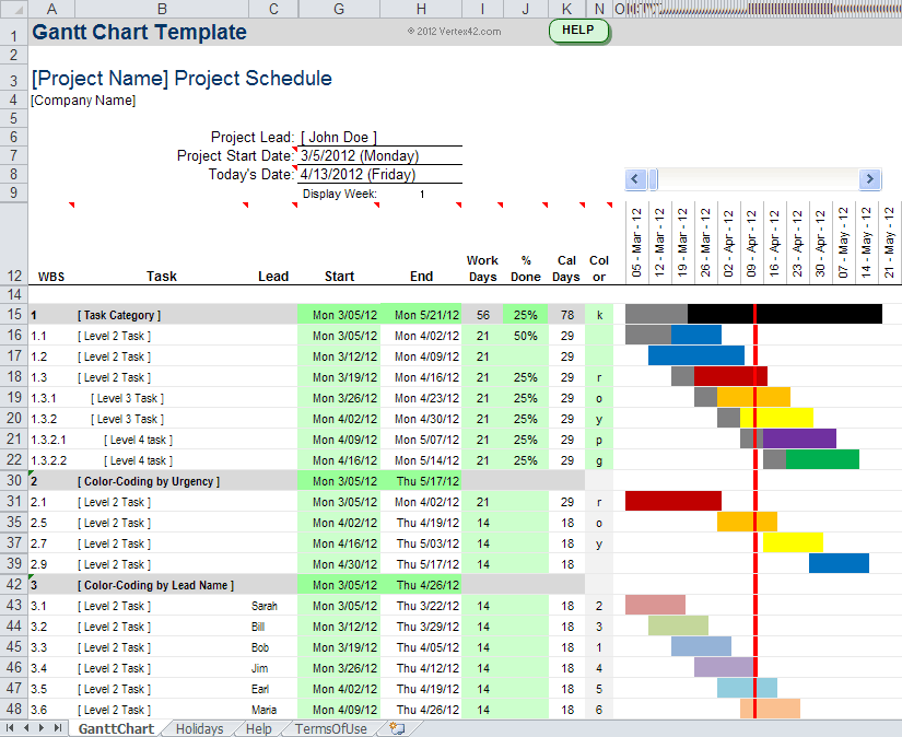 excel chart templates