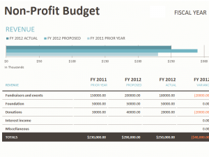 excel expense report template non profit budget w fundraising