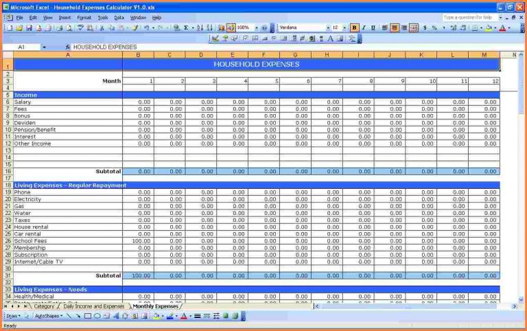 Excel Expenses Report | Template Business