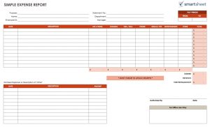 excel time card template free expense report templates smartsheet