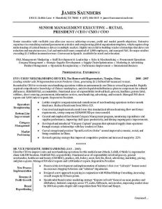 executive resume samples resume sample executivea