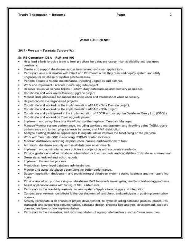 executive resume template word
