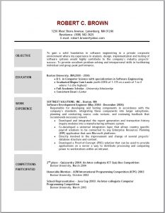 executive resume templates objective for resumes resume template resumes objectives for pertaining to job resume outline