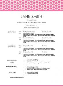 executive resume templates pretty resume template