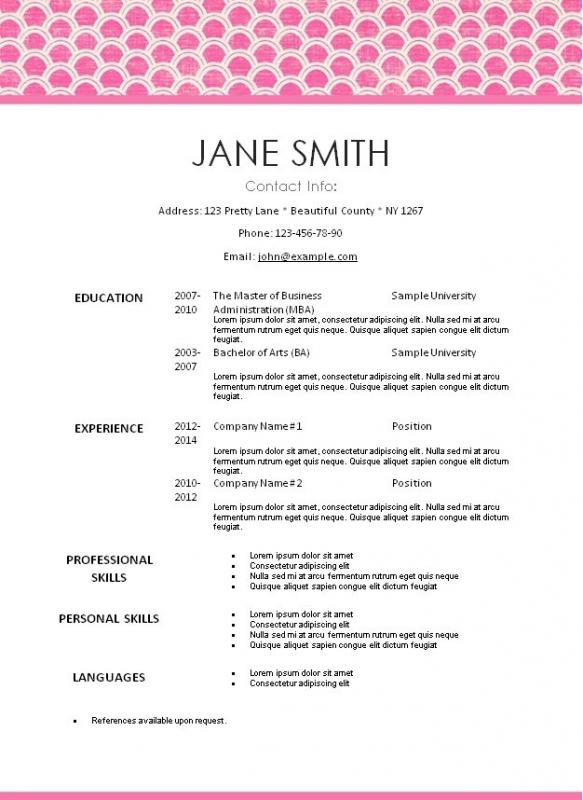 executive resume templates