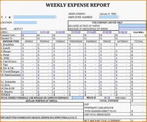 expense report template excel expense tracker template weekly expense sheet
