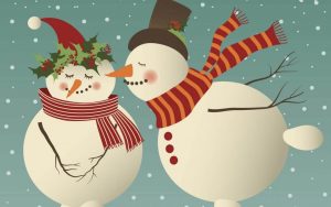facebook business page template kissing snowman e x