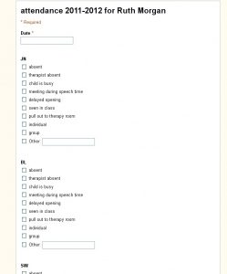 facebook template for students form