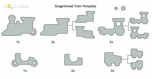 facebook template pdf gingerbread train template