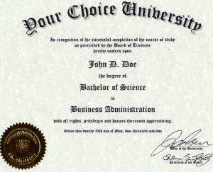 fake death certificate university degree diplomas life experience