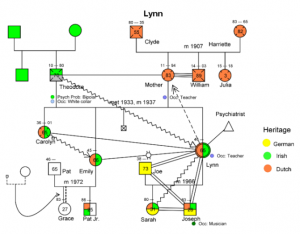 family genogram example lynn ex