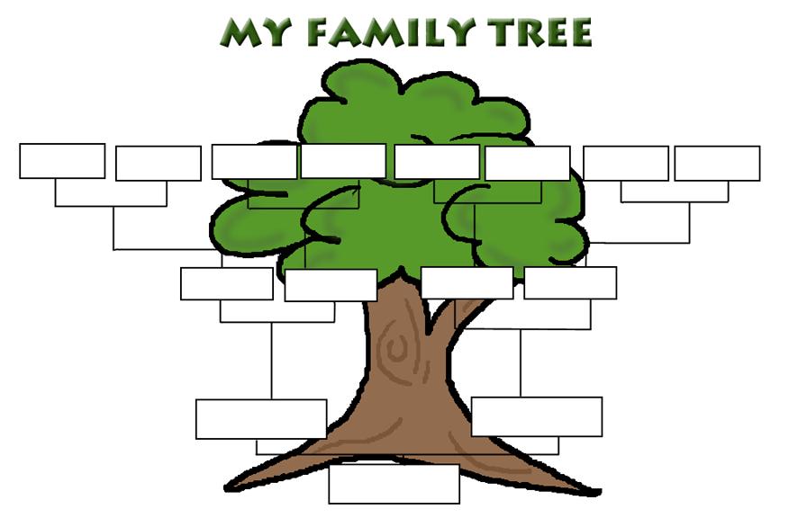 family tree blank
