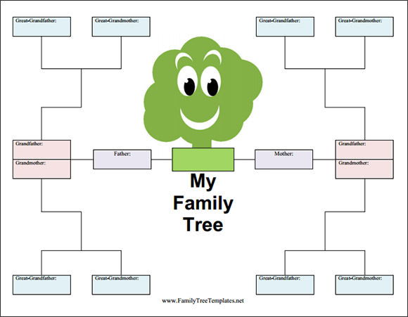 family tree blank