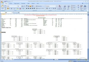 family tree template excel financial analysis ratio tree