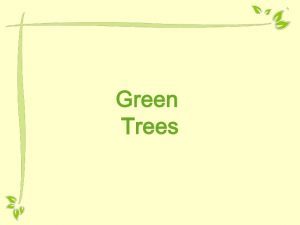 family tree template online free powerpoint template green tree