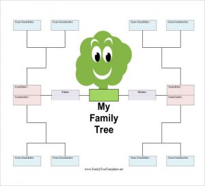 family tree template word free kids family tree template word doc download