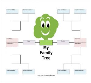 family trees format free kids family tree template word doc download min