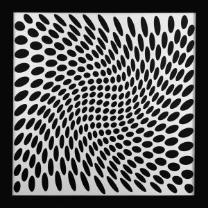 famous black and white paintings op art