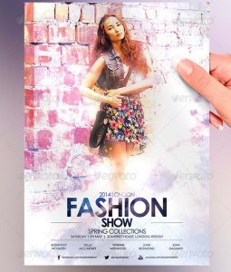 fashion show flyer a fashion show flyer