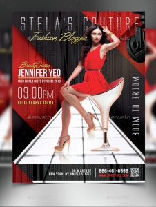 fashion show flyer elegant fashion show flyer