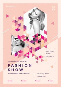 fashion show flyer fashion show event flyer template