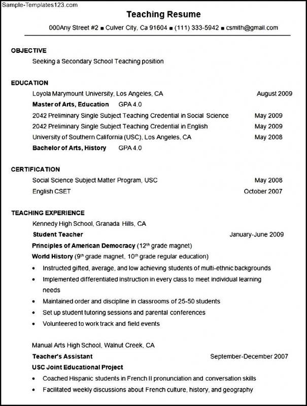 federal resume template 2016
