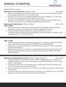 federal resume template federal resume example
