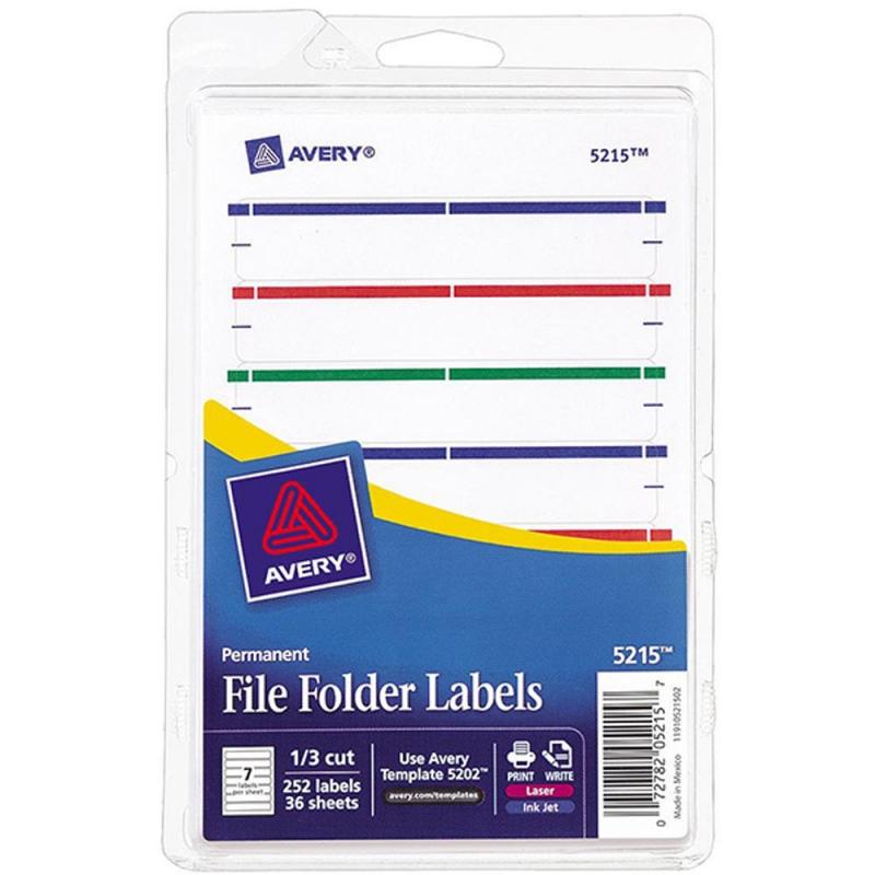 file folder labels template