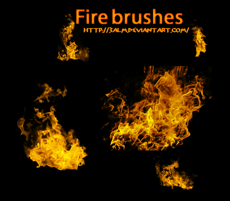 fire brush photoshop
