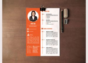 first time job resume creative resume design