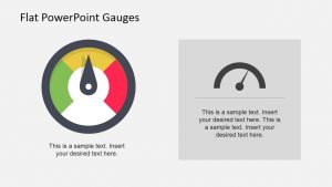 flow chart templates flat powerpoint gauges