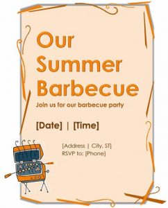 flyer templates word barbecue flyer template