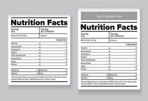 food label template food nutrition facts label template