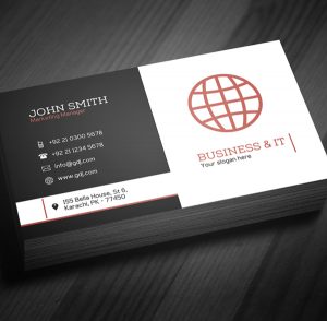 format for a cover letter business card template