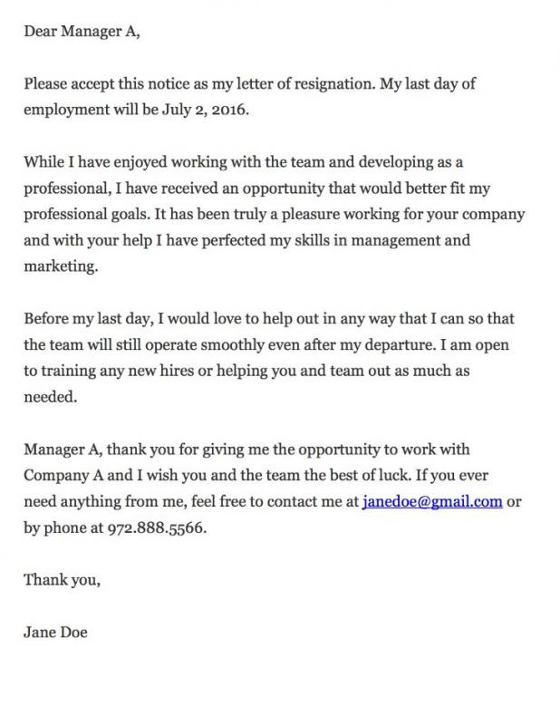 format for a cover letter