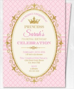 free baby shower invitations templates pdf princess birthday party invitation