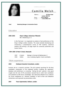 free basic resume templates cv curriculum vitae student sample for marketing manager in automotive sector x